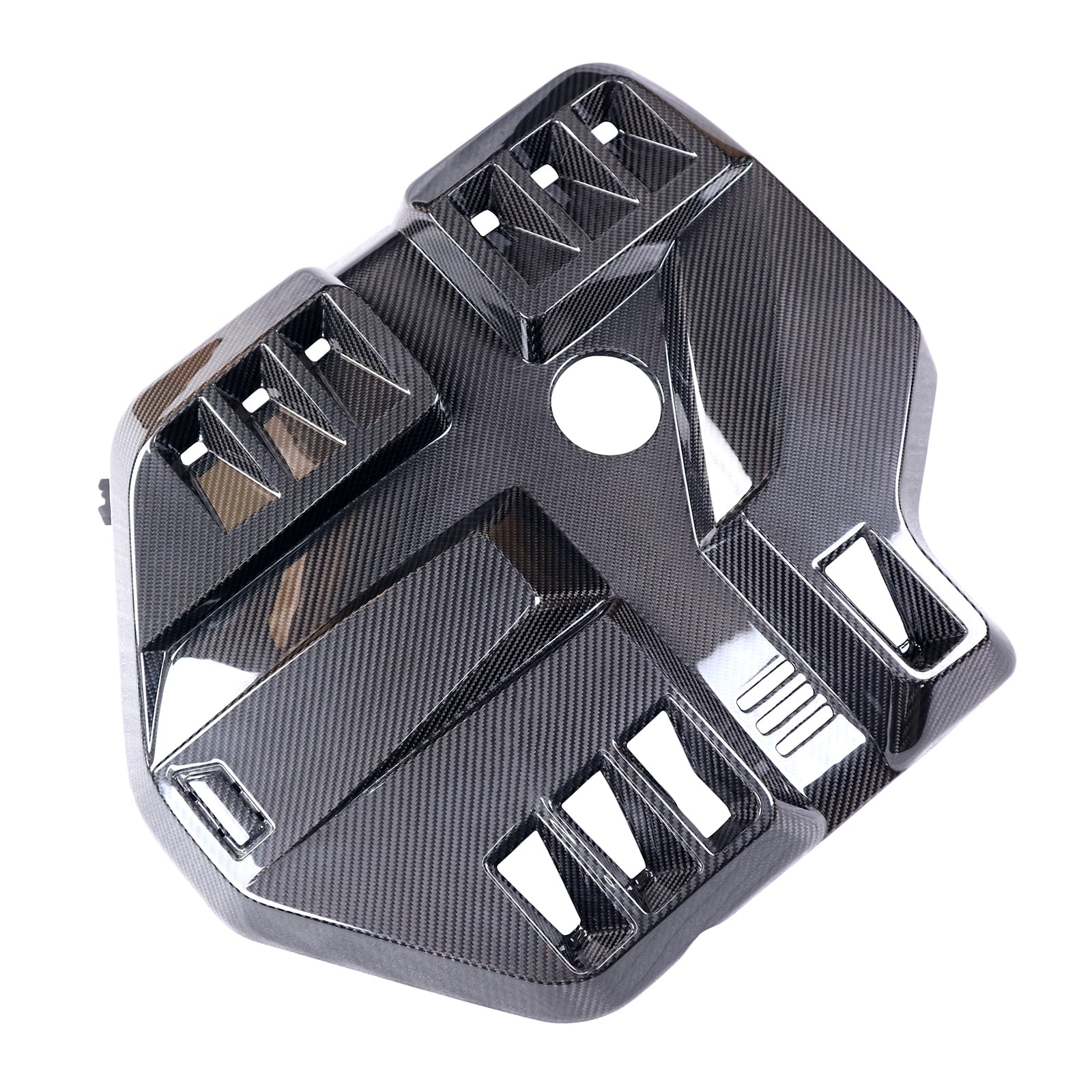 Dry Carbon Motorabdeckung PLUS passend für BMW M2 G87 M3 G80 G81 M4 G82 G83