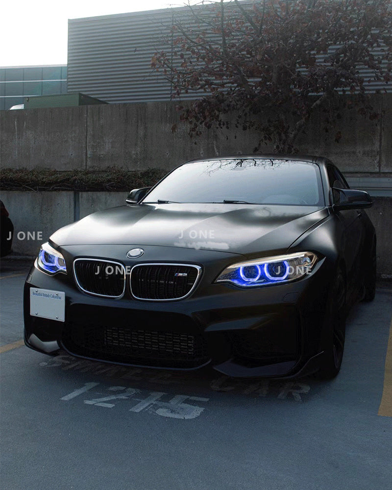 Motorsport Style RGB Tagfahrlichter – BMW 2er F22/F23 LCI & M2 F87 LCI (LED) – Mehrfarbig, App‑Steuerung via Bluetooth