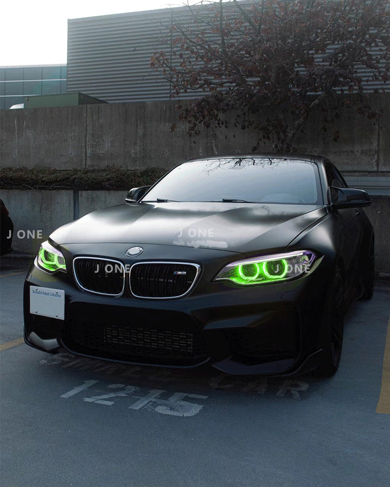 Motorsport Style RGB Tagfahrlichter – BMW 2er F22/F23 LCI & M2 F87 LCI (LED) – Mehrfarbig, App‑Steuerung via Bluetooth