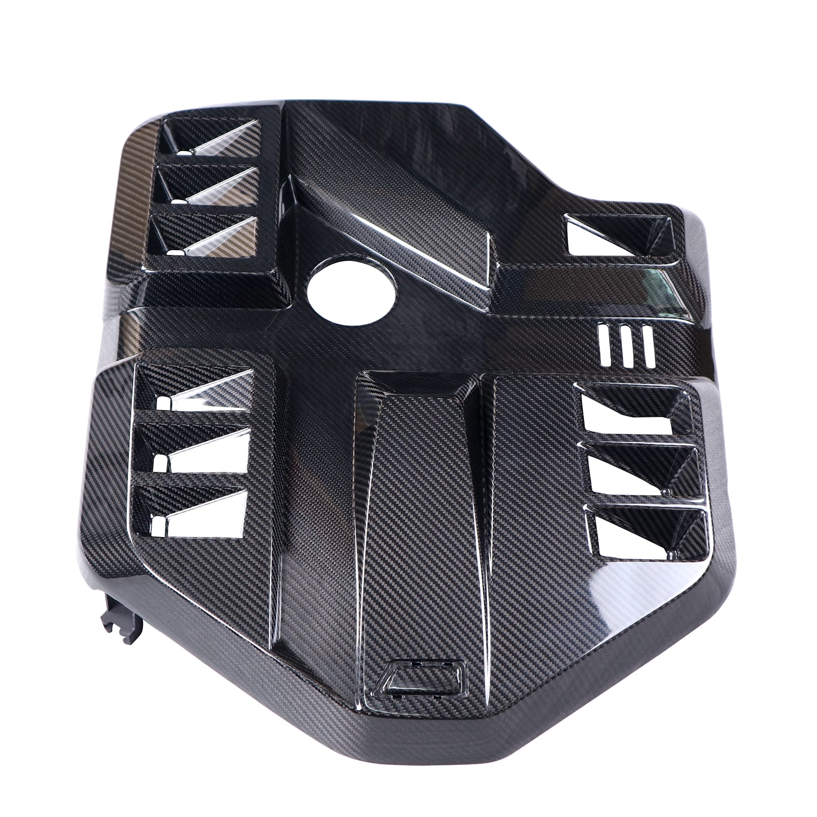 Dry Carbon Motorabdeckung PLUS passend für BMW M2 G87 M3 G80 G81 M4 G82 G83