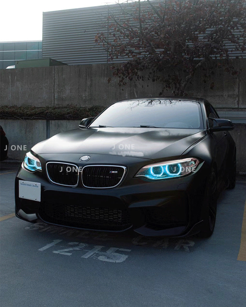 Motorsport Style RGB Tagfahrlichter – BMW 2er F22/F23 LCI & M2 F87 LCI (LED) – Mehrfarbig, App‑Steuerung via Bluetooth