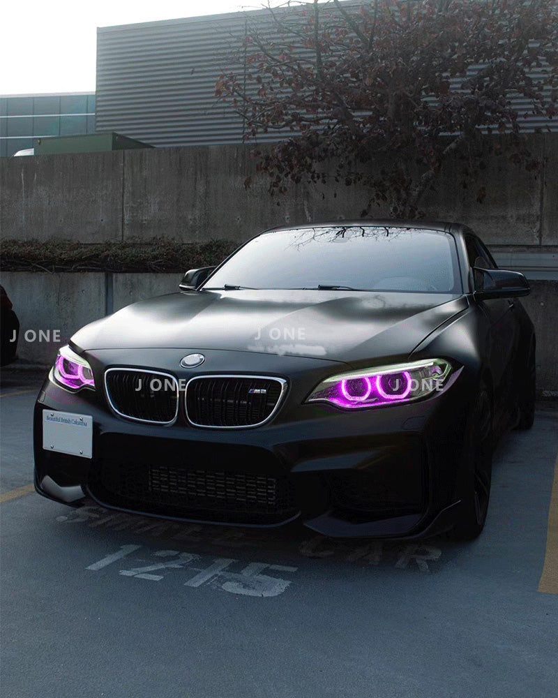 Motorsport Style RGB Tagfahrlichter – BMW 2er F22/F23 LCI & M2 F87 LCI (LED) – Mehrfarbig, App‑Steuerung via Bluetooth