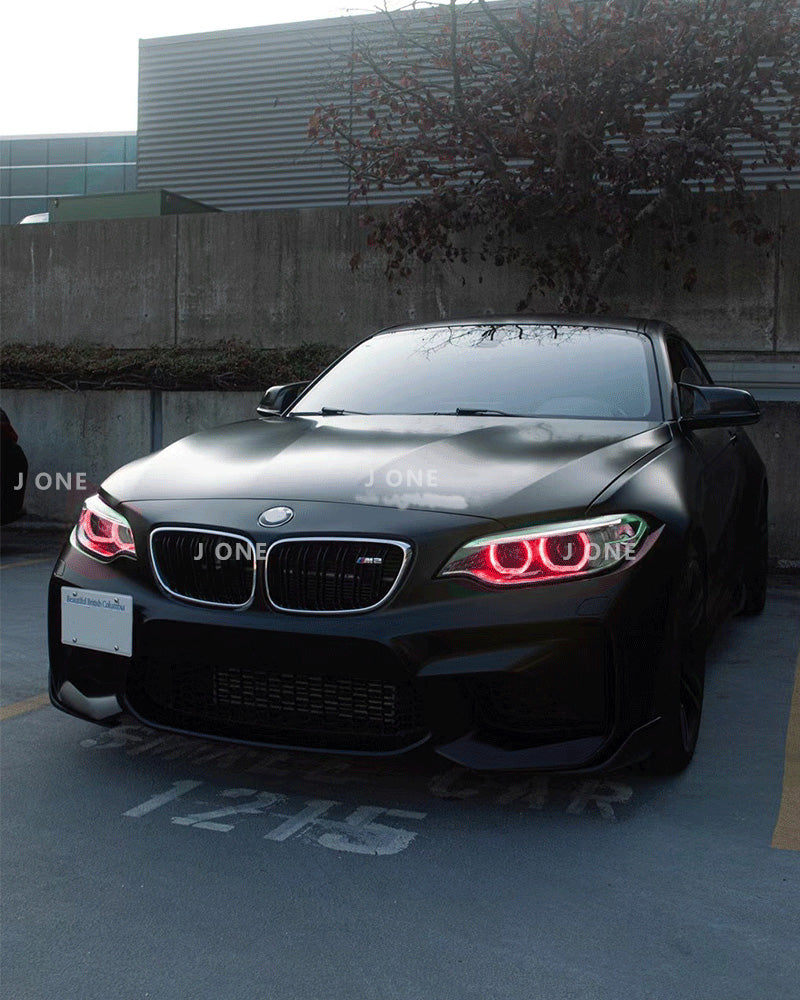 Motorsport Style RGB Tagfahrlichter – BMW 2er F22/F23 LCI & M2 F87 LCI (LED) – Mehrfarbig, App‑Steuerung via Bluetooth