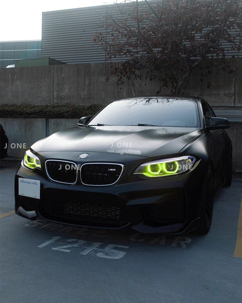 Motorsport Style RGB Tagfahrlichter – BMW 2er F22/F23 LCI & M2 F87 LCI (LED) – Mehrfarbig, App‑Steuerung via Bluetooth