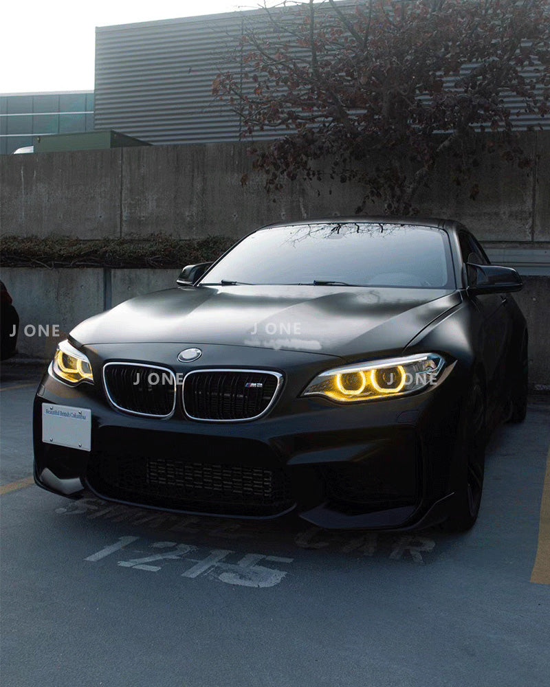 Motorsport Style RGB Tagfahrlichter – BMW 2er F22/F23 LCI & M2 F87 LCI (LED) – Mehrfarbig, App‑Steuerung via Bluetooth