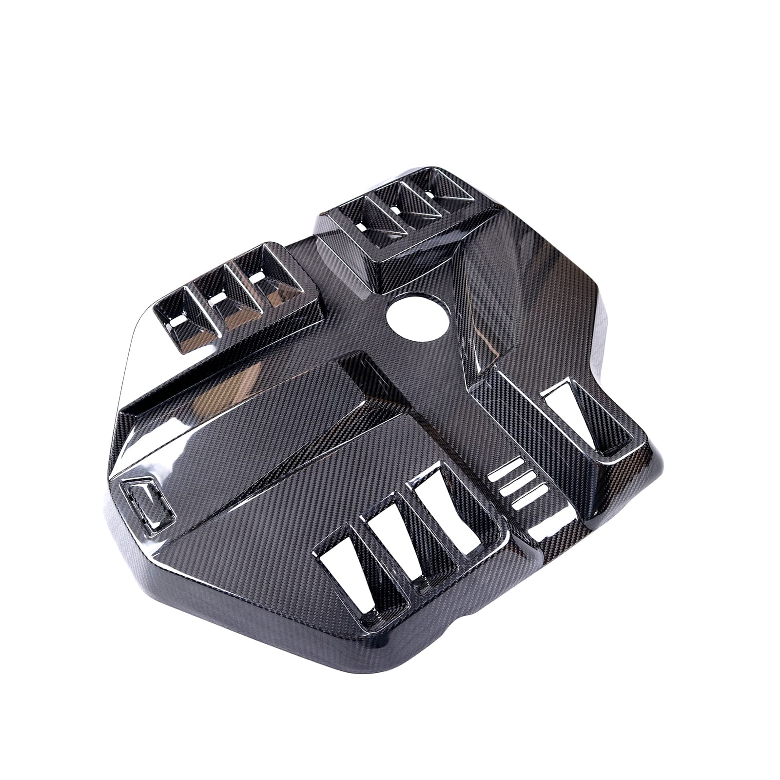 Dry Carbon Motorabdeckung PLUS passend für BMW M2 G87 M3 G80 G81 M4 G82 G83