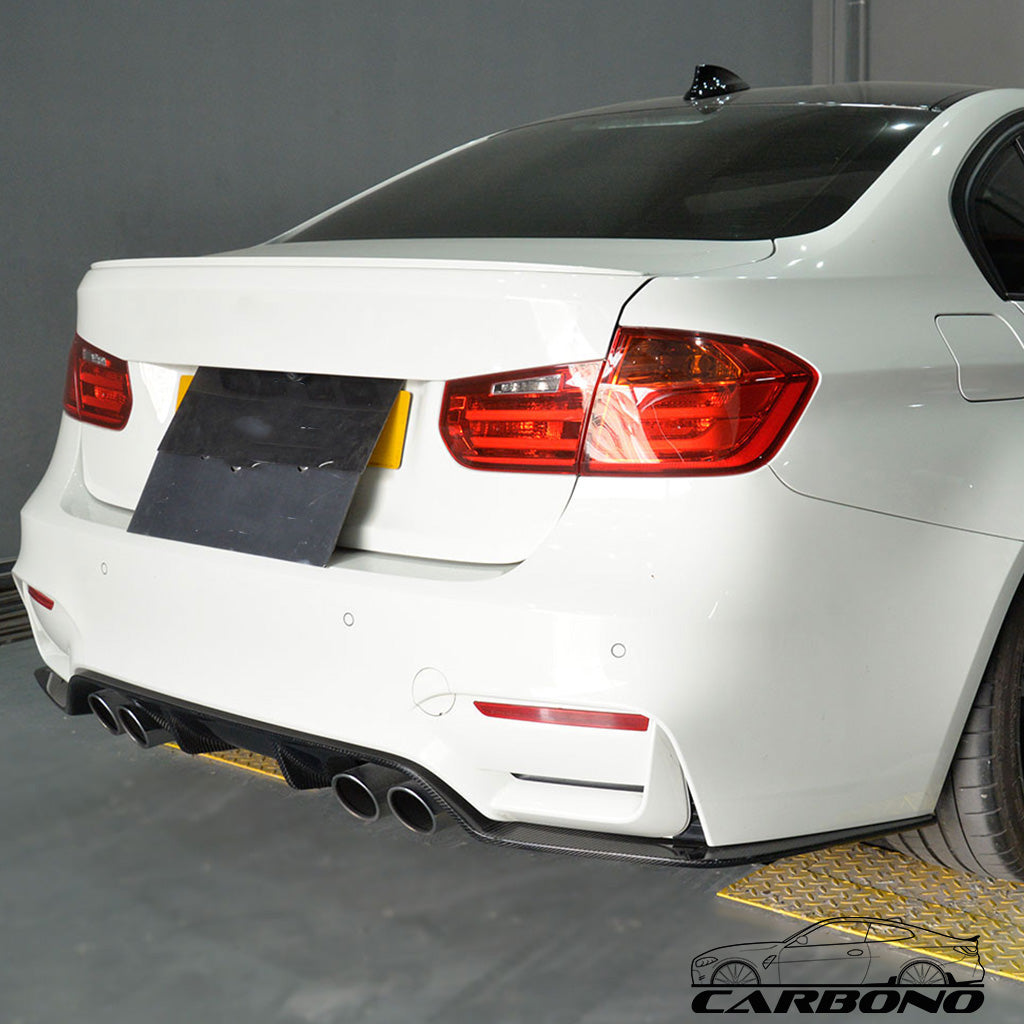 Carbon Heckdiffusor mit seitlichen Flaps - BMW M3 und M4 (F80, F82, F83)