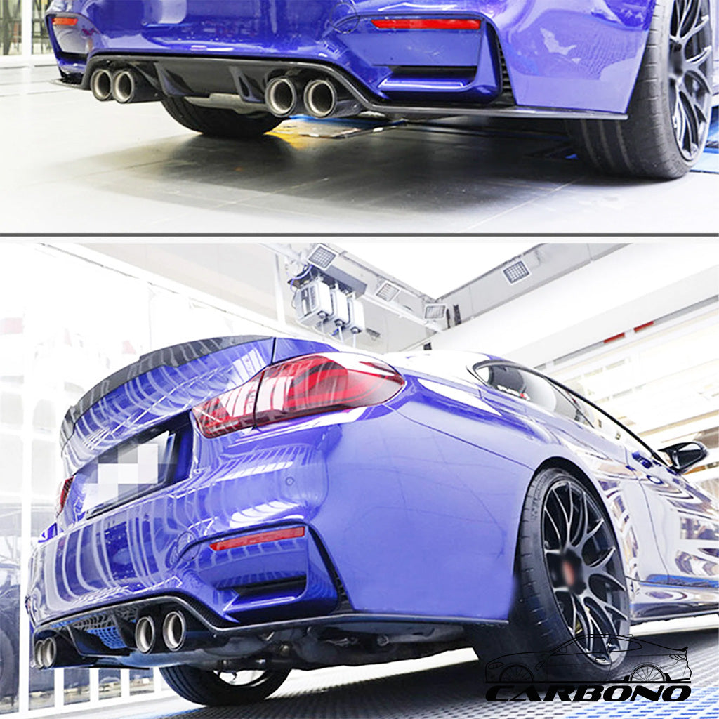 Diffusor 3D Style Dry Carbon - BMW M3 F80 M4 F82 F83