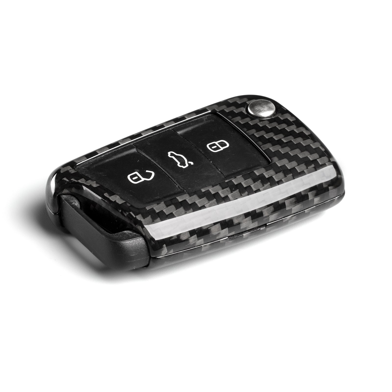 Autoschlüssel Hülle aus Carbon - passend für Golf 7 und viele weitere aktuelle Modelle