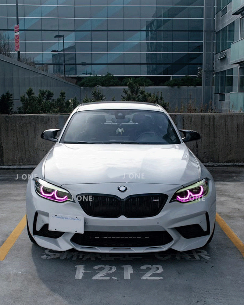 Motorsport Style RGB Tagfahrlichter – BMW 2er F22/F23 LCI & M2 F87 LCI (LED) – Mehrfarbig, App‑Steuerung via Bluetooth