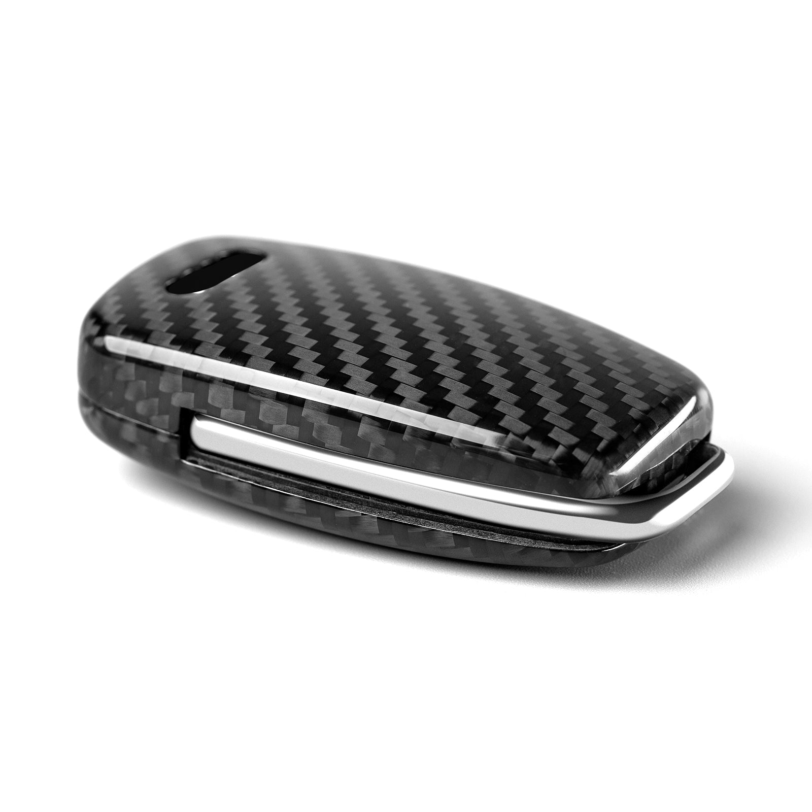 Autoschlüssel Hülle aus Carbon - passend für Audi Klappschlüssel (A3, Q3, TT)