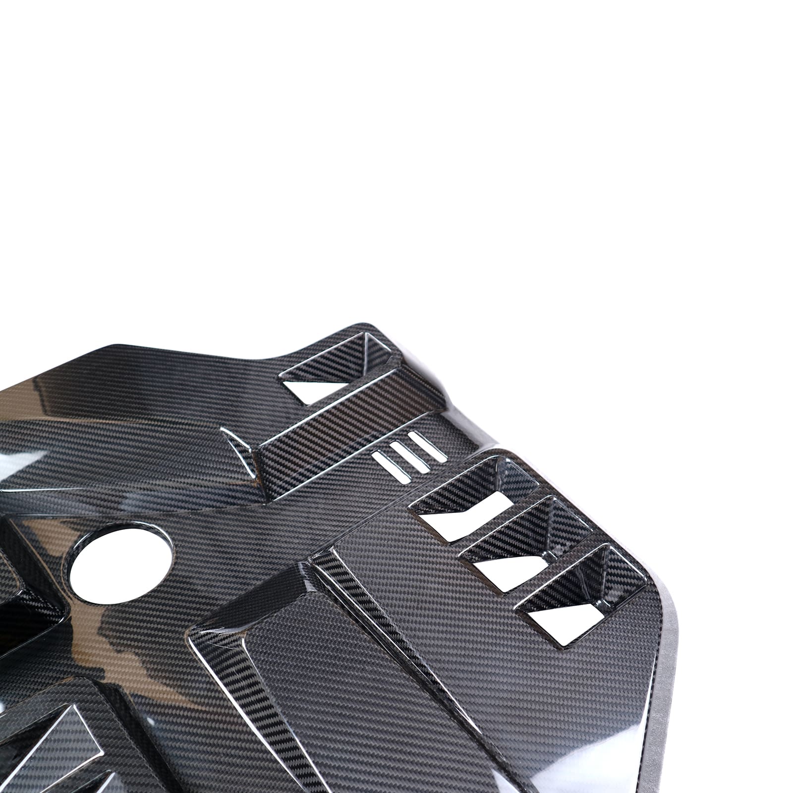 Dry Carbon Motorabdeckung PLUS passend für BMW M2 G87 M3 G80 G81 M4 G82 G83