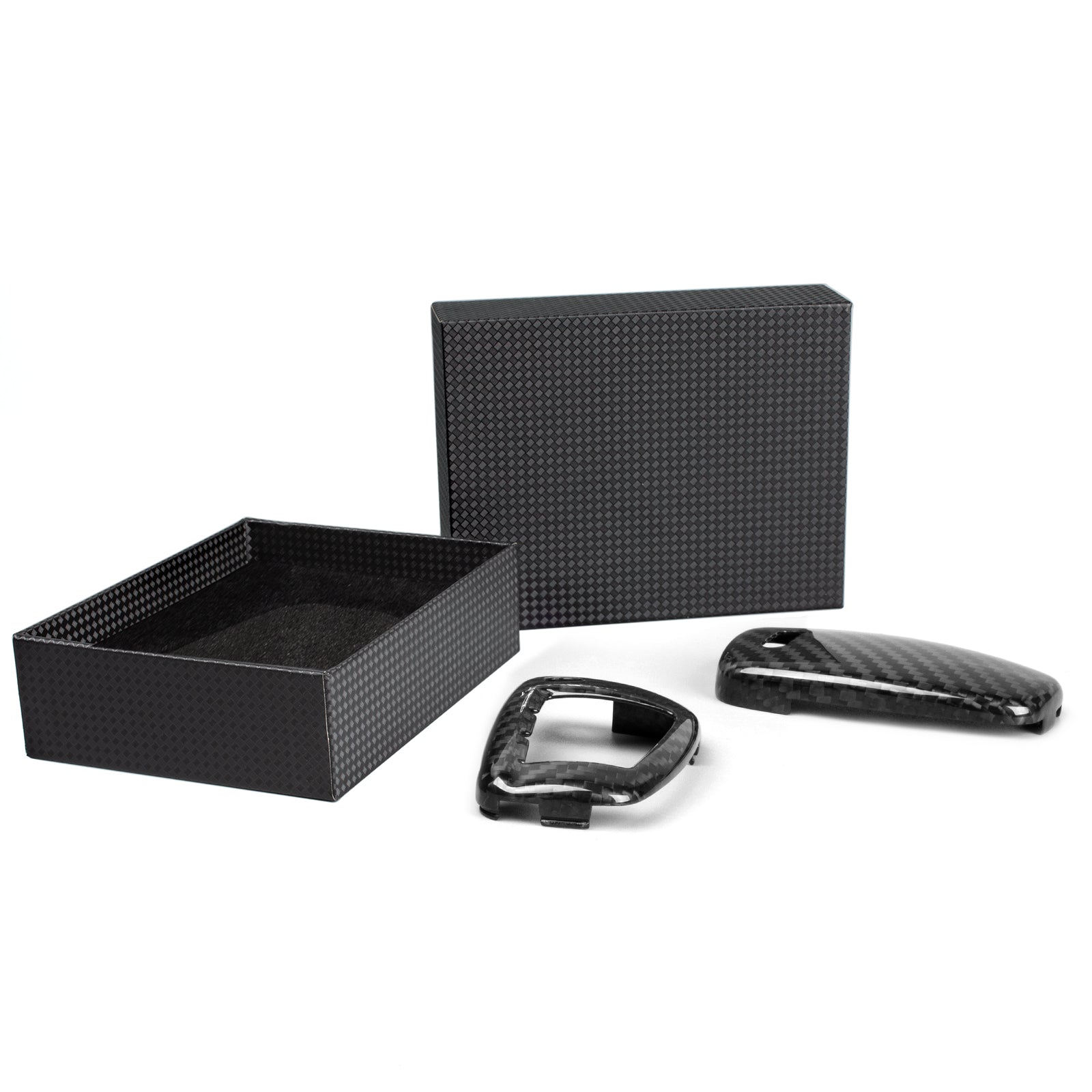 Autoschlüssel Hülle aus Carbon - passend für Audi Klappschlüssel (A3, Q3, TT)