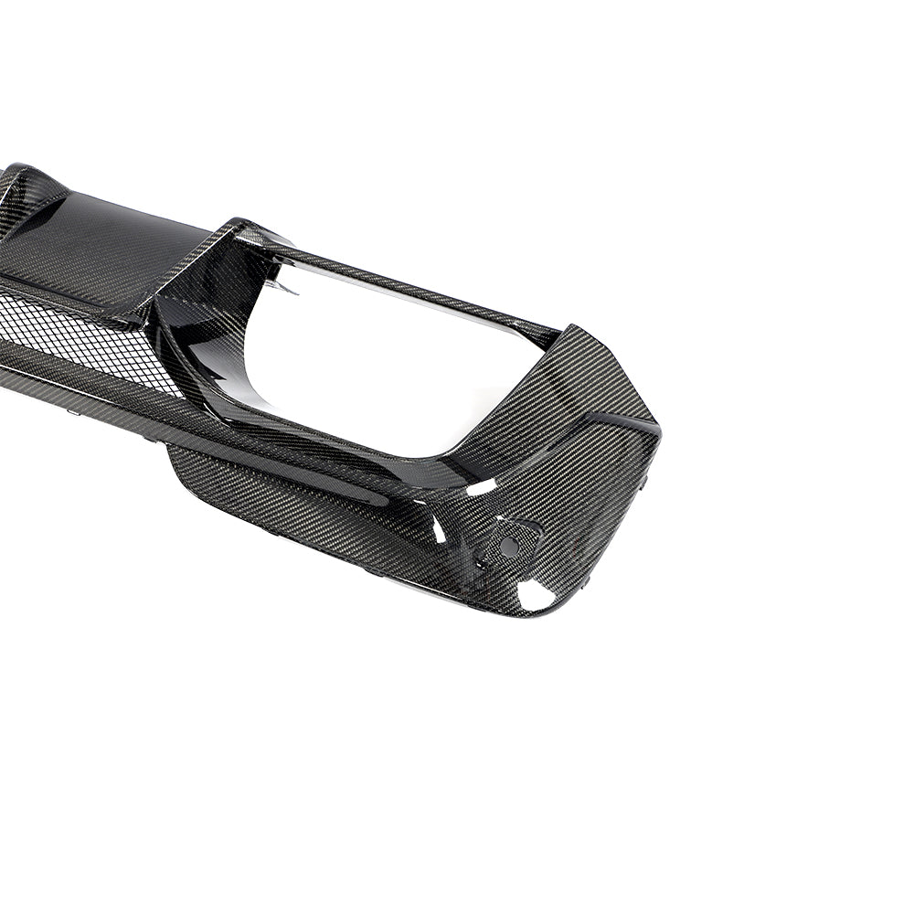 Diffusor 3-teilig EVO-3D aus Wet Carbon - passend für BMW X3M F97 (Bj. 19-21)