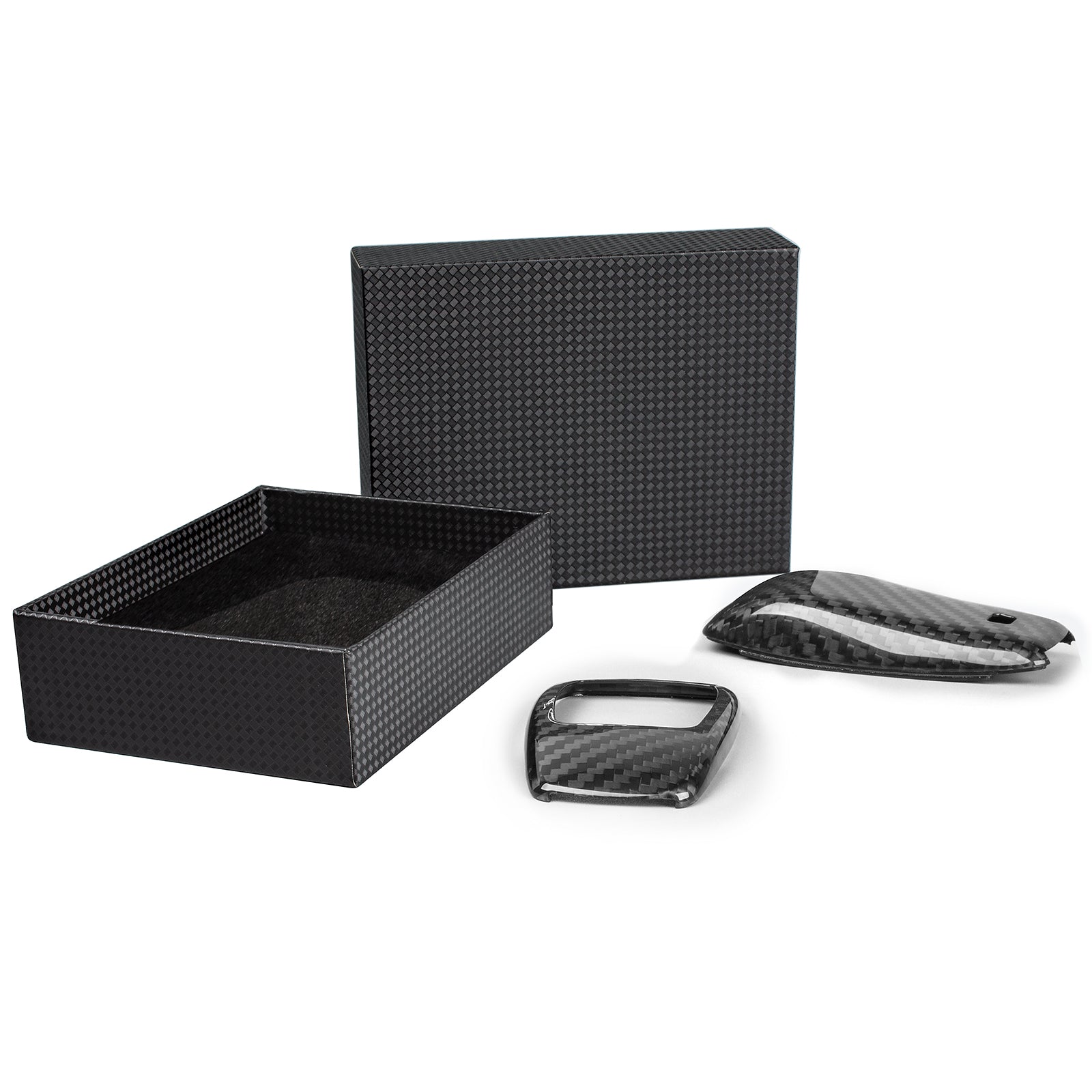 Autoschlüssel Hülle aus Carbon - passend für Mercedes Benz CLS-, CLA-, A-, B-, C-, S-Klasse