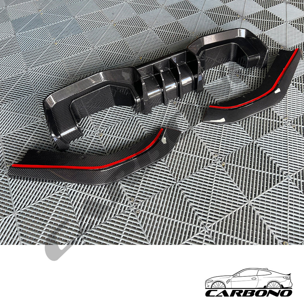 Diffusor AD Style Dry Carbon - BMW M3 G80 G81 M4 G82 G83