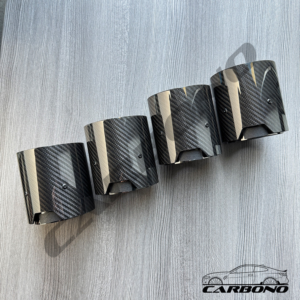 Auspuff Endrohrblenden Carbon - BMW M2 M3 M4 (G87, G80, G81, G82, G83)