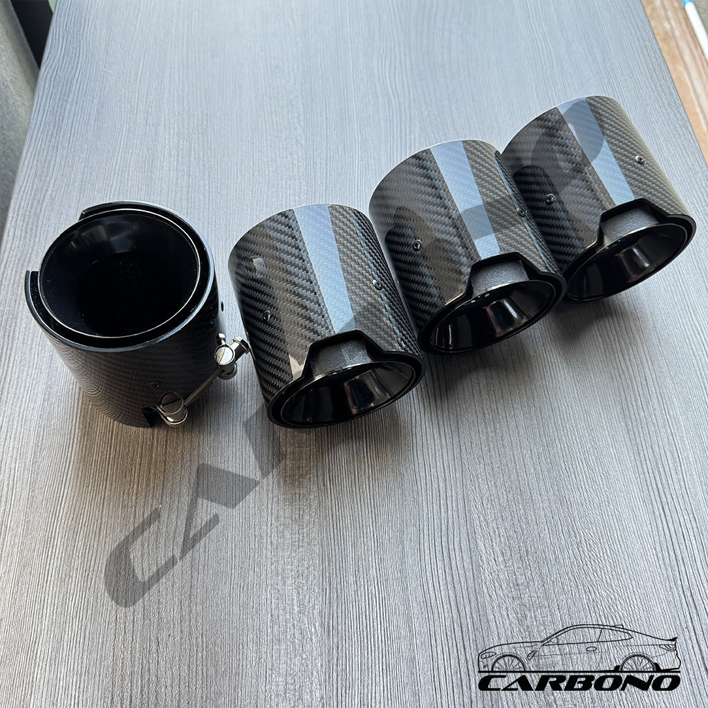 Auspuff Endrohrblenden Carbon - BMW M2 M3 M4 (G87, G80, G81, G82, G83)