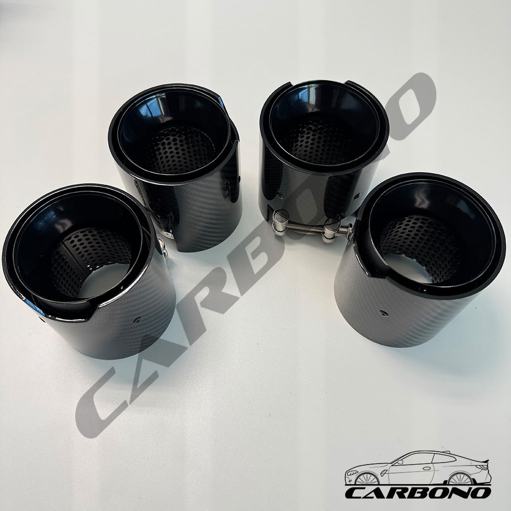 Auspuff Endrohrblenden Carbon - BMW M2 M3 M4 (G87, G80, G81, G82, G83)