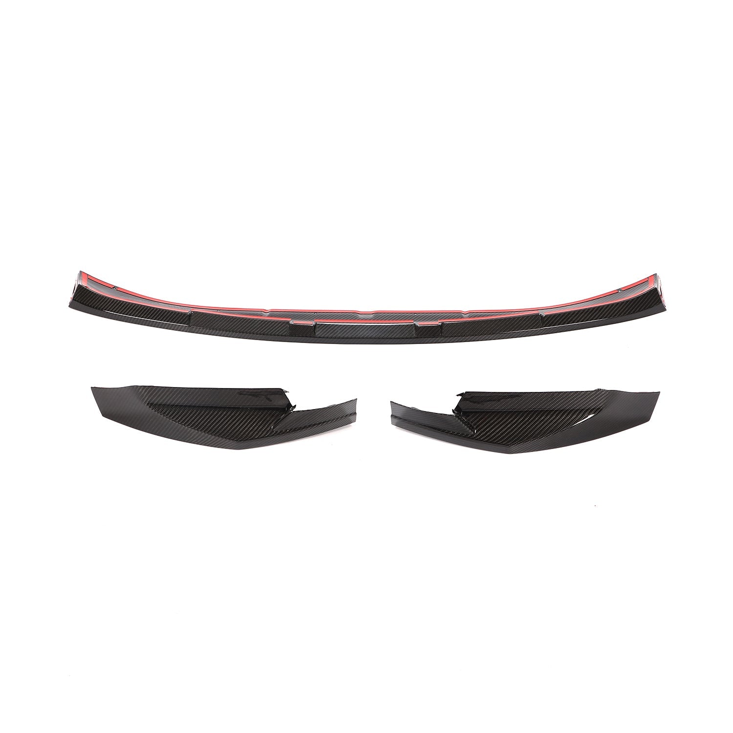 Frontlippe Spoiler Schwert MP Style 3 teilig Dry Carbon - BMW M3 G80 G81 M4 G82 G83