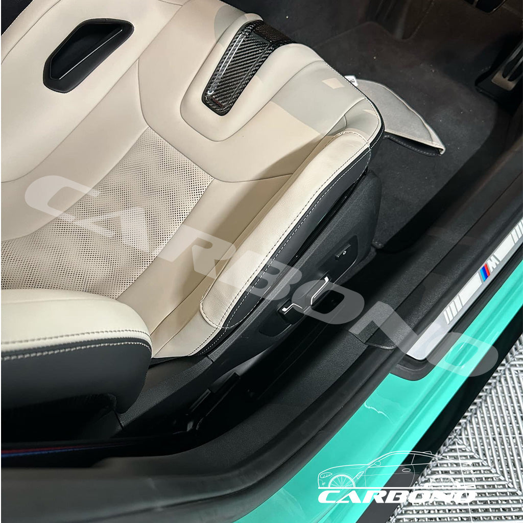 Carbonsitze Lederschonbezug Beinbügel Sitzseitenwangen - für BMW M2, M3, M4, M5, M8 (G87, G80, G81, G82, G83, G87, F90, F91, F92, F93)