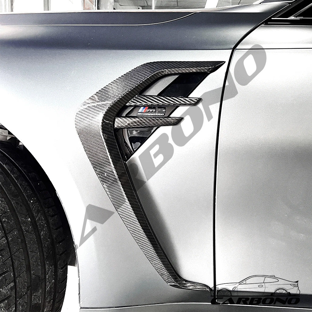 Kotflügel Zierblende CFA Style Dry Carbon - BMW M3 G80 G81 M4 G82 G83