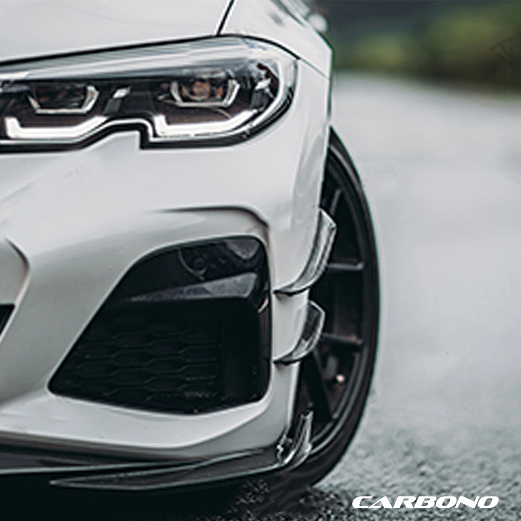 Front-Canards aus Carbon – BMW 3er G20 Pre-LCI (2019–2022)