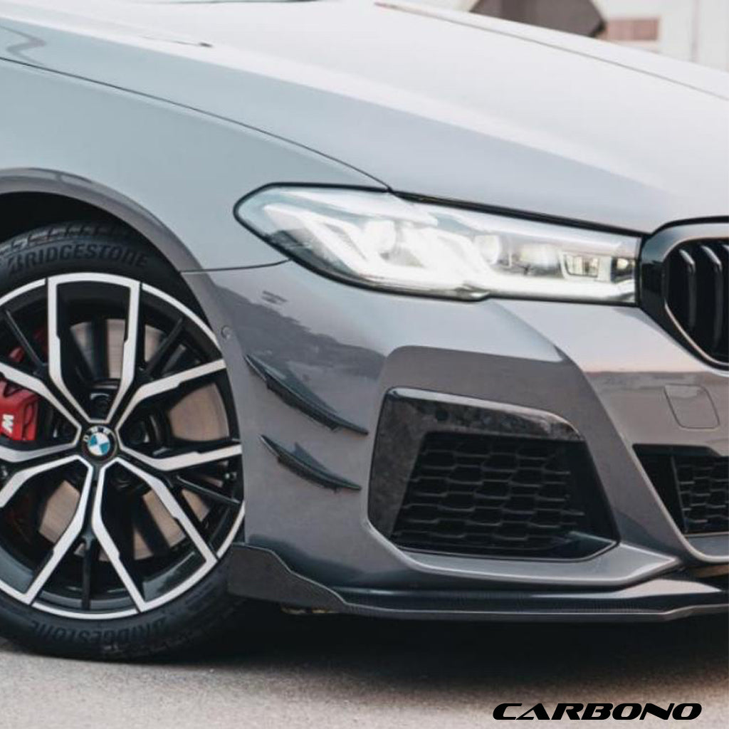 Canards aus Dry Carbon – passend für BMW 5er G30 / G31 LCI