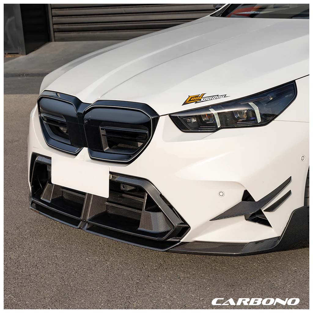 SOOQOO Center Trim – Mittelstück Frontstoßstange aus Dry Carbon – BMW M5 G90 / G99