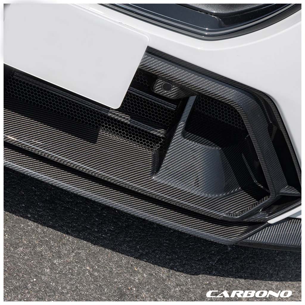 SOOQOO Center Trim – Mittelstück Frontstoßstange aus Dry Carbon – BMW M5 G90 / G99