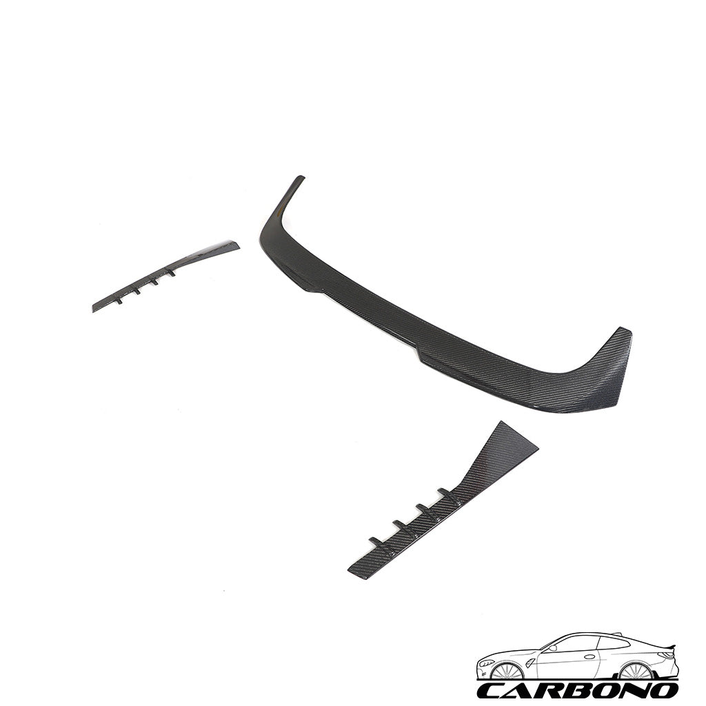 Spoiler Dachkante inkl. seitliche Scheibenaufsätze Carbon - passend für BMW M3 Touring (G81), 3er (G21)