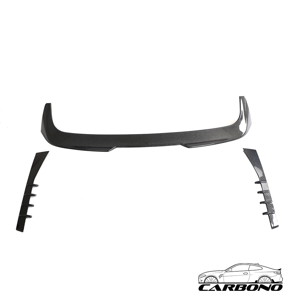 Spoiler Dachkante inkl. seitliche Scheibenaufsätze Carbon - passend für BMW M3 Touring (G81), 3er (G21)