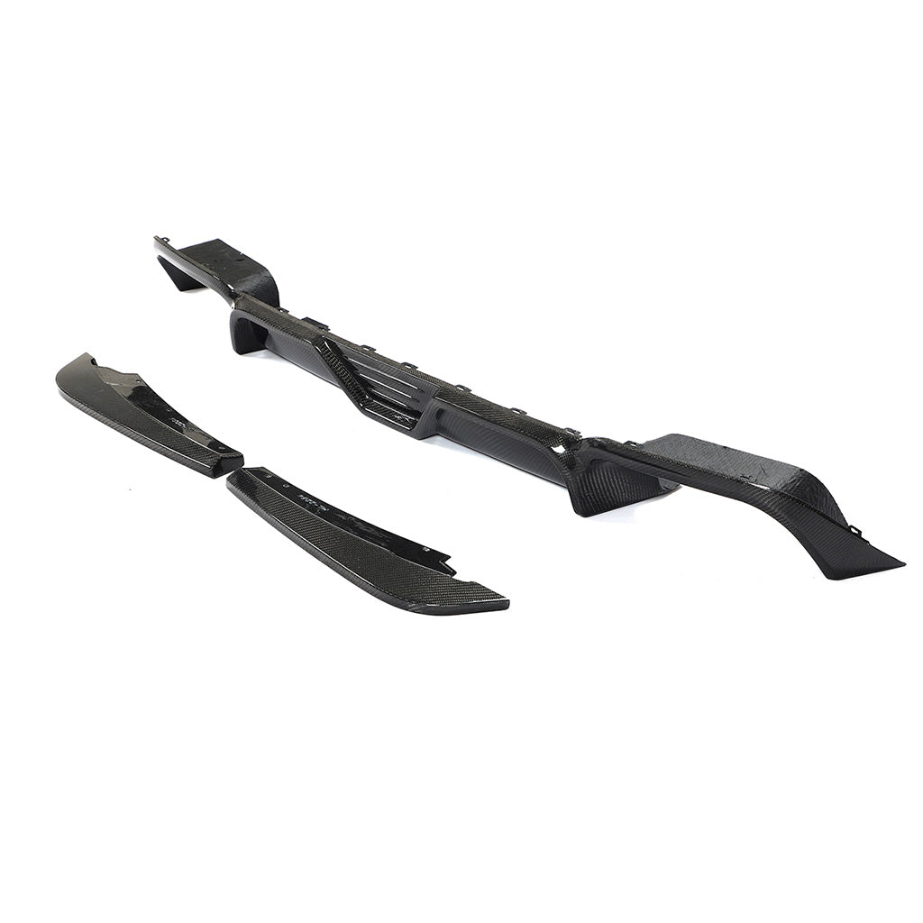 Diffusor EVO-JC 3-teilig aus Wet Carbon - passend für BMW X3M F97 (Bj. 19-21)