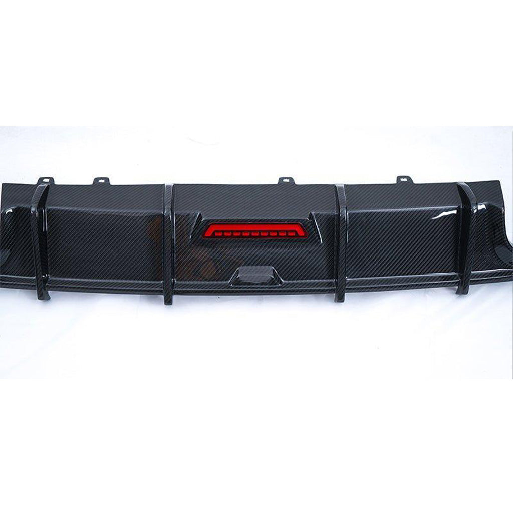 Diffusor EVO-KB aus Dry Carbon - passend für Audi A6 / S6 mit S-Line Exterieur Paket
