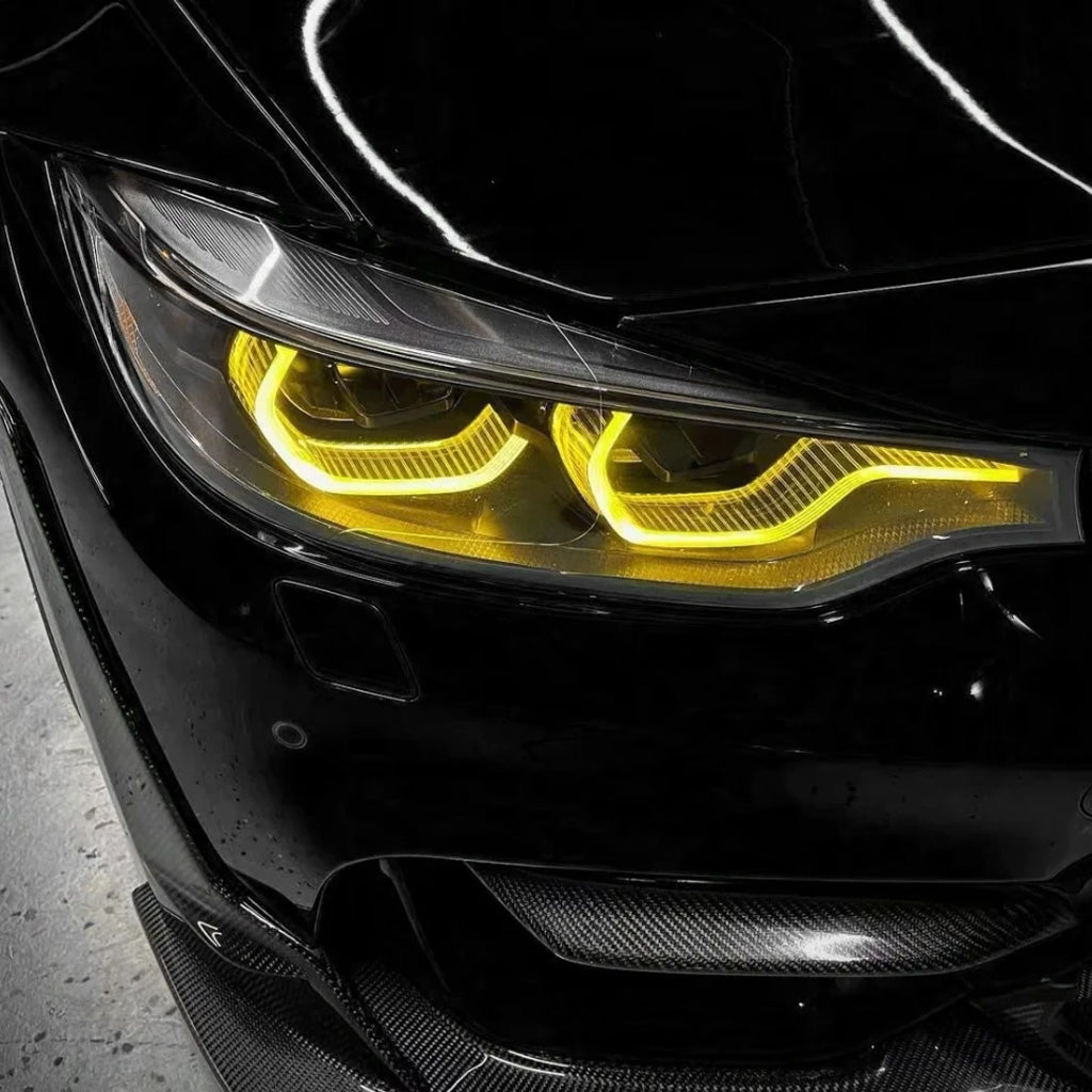 Tagfahrlicht gelb inkl. Umschaltfunktion - BMW M3, M4 (F80, F82, F83), 4er (F32, F33, F34, F36) LCI