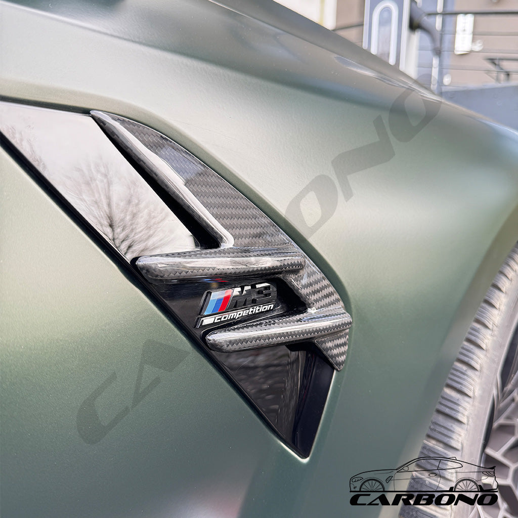 Kotflügel Zierblende Dry Carbon - BMW M3 G80 G81 M4 G82 G83