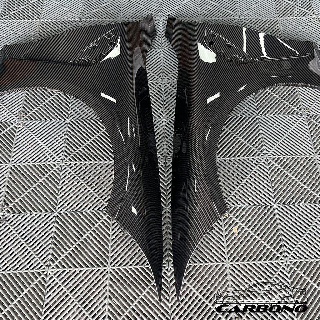 Kotflügel Set bestehend aus linken und rechten Kotflügel KB Style Dry Carbon - BMW M3 G80 G81
