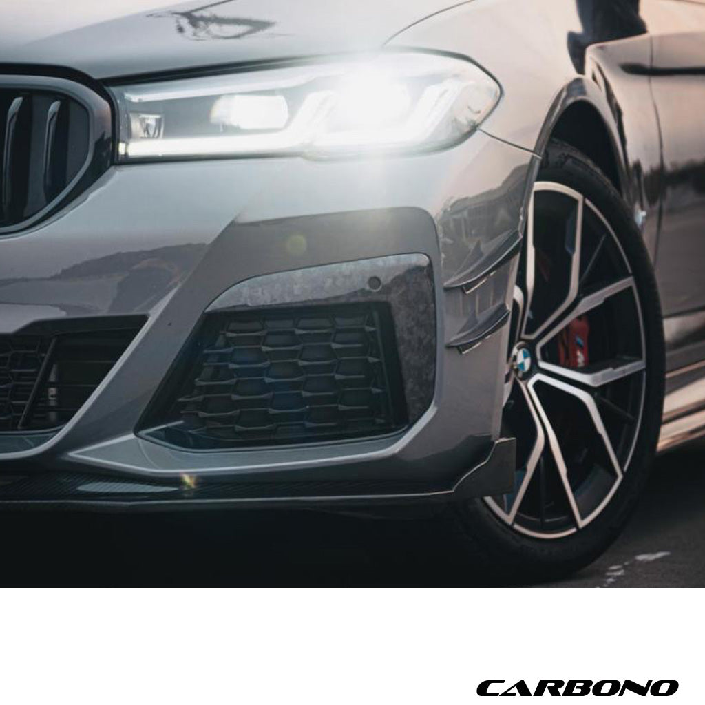 Nebelscheinwerfer-Rahmen aus Dry Carbon – passend für BMW 5er G30 / G31 LCI (mit M Paket)