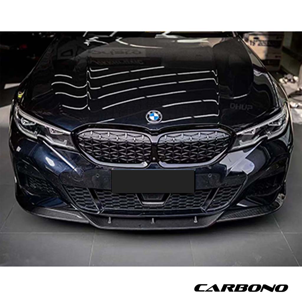 Frontlippe CB EVO-V2 aus Dry Carbon – passend für BMW 3er G20 Pre-LCI (mit M-Paket)