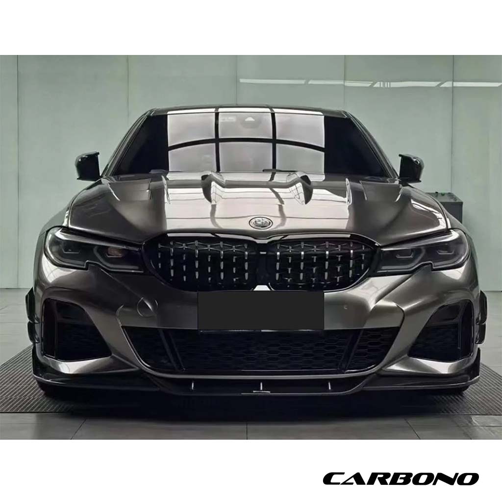 Frontlippe CB EVO-V2 aus Dry Carbon – passend für BMW 3er G20 Pre-LCI (mit M-Paket)