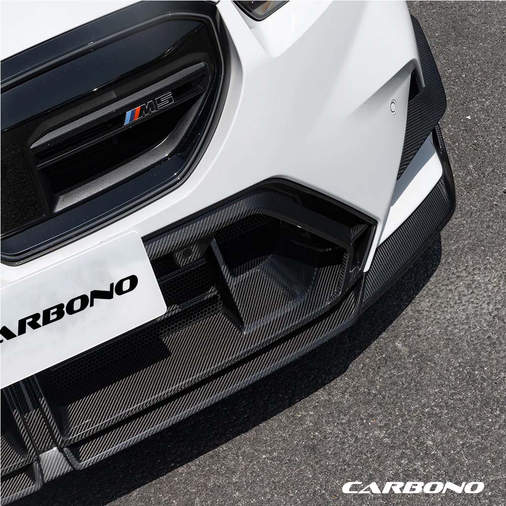 SOOQOO Frontlippe Type-B aus Dry Carbon – BMW M5 G90 / G99