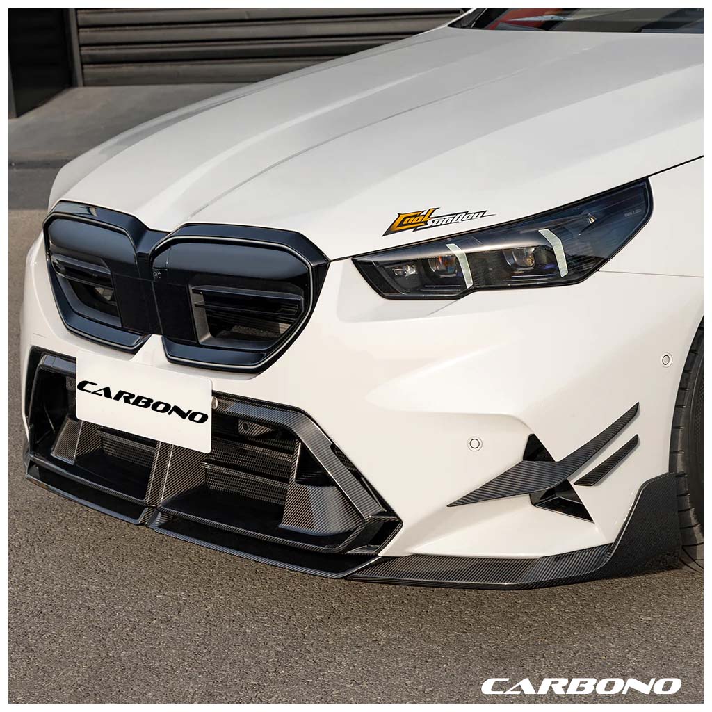 SOOQOO Frontlippe Type-B aus Dry Carbon – BMW M5 G90 / G99