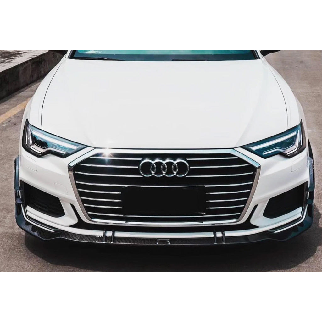 Frontlippe EVO-KB aus Dry Carbon - passend für Audi A6 / S6 mit S-Line Exterieur Paket