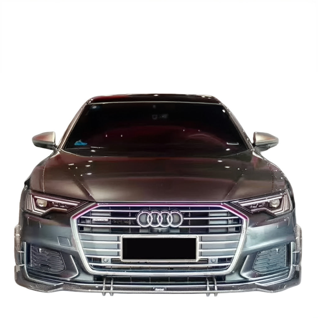 Frontlippe EVO-KB aus Dry Carbon - passend für Audi A6 / S6 mit S-Line Exterieur Paket