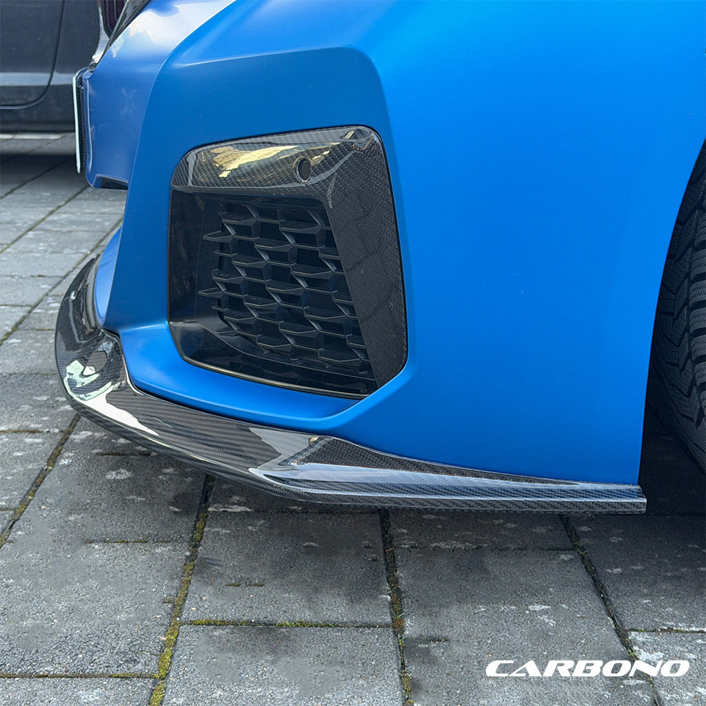 Frontlippe EVO-KB aus Dry Carbon - passend für BMW 5er LCI mit M-Paket ab Bj. 2020 (G30, G31)