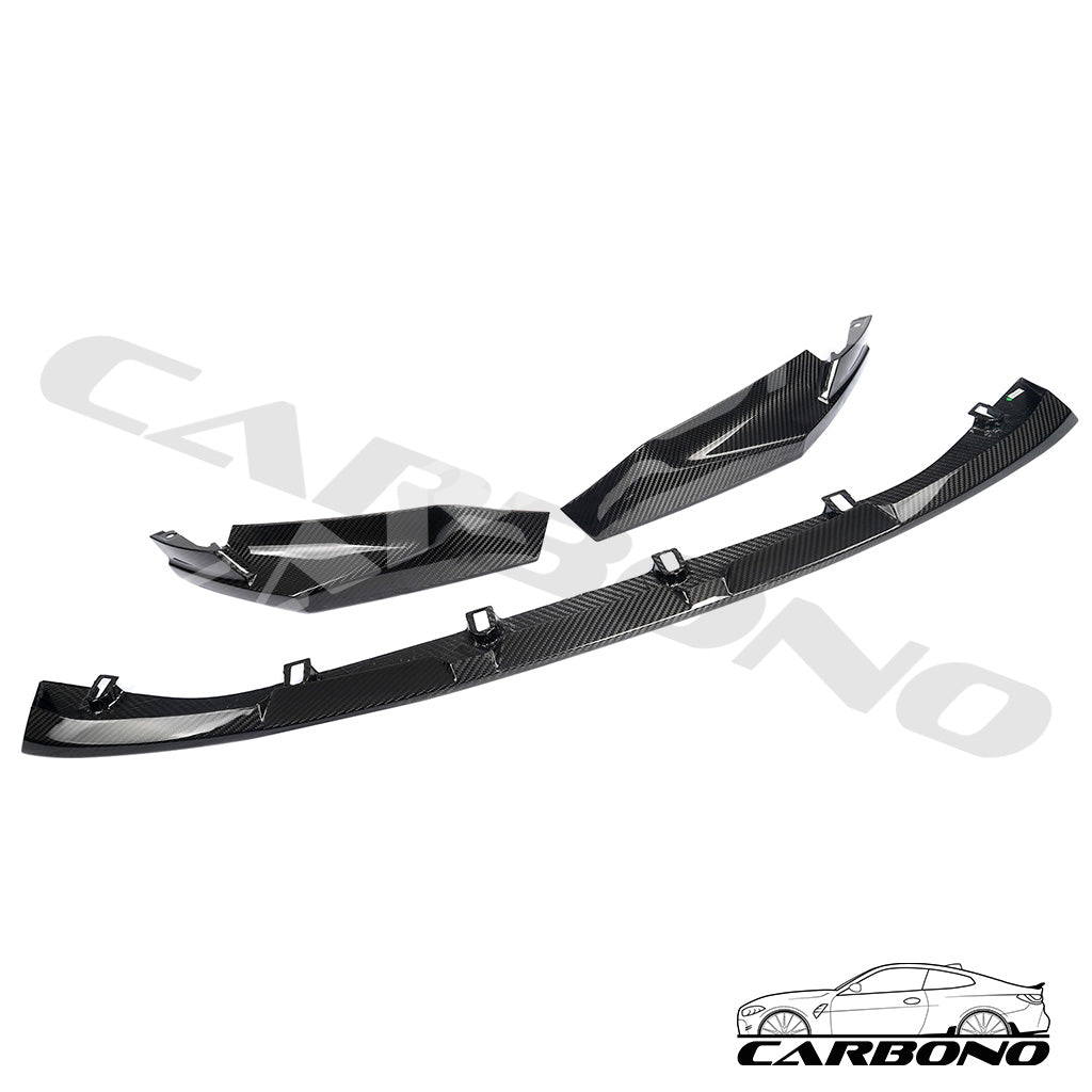 Frontlippe Spoiler Schwert CS Style 3 teilig Dry Carbon - BMW M3 G80 G81 M4 G82 G83