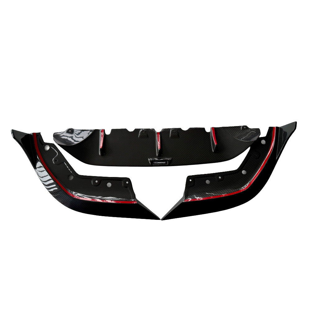 Frontlippe CB EVO-V2 aus Dry Carbon – passend für BMW 3er G20 Pre-LCI (mit M-Paket)