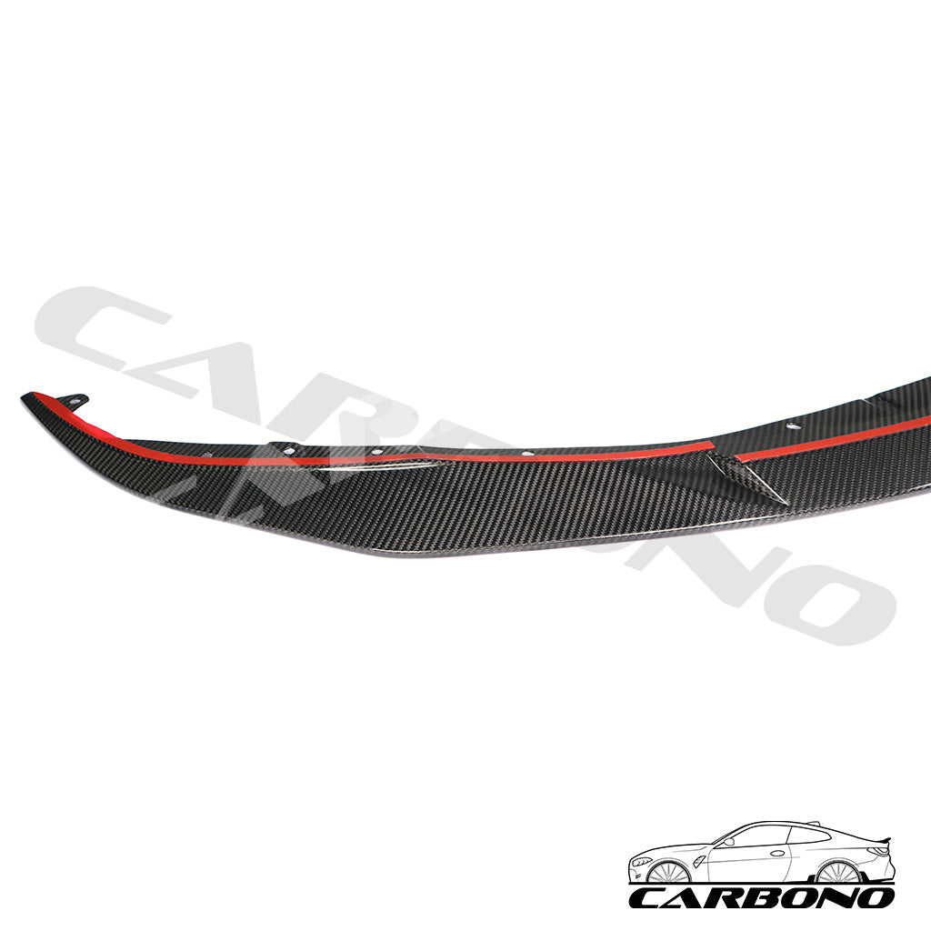Frontlippe Spoiler Schwert R-V1 Style Dry Carbon - BMW M3 G80 G81 M4 G82 G83
