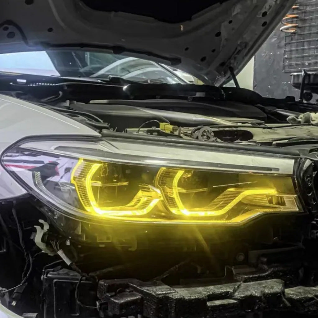 Tagfahrlicht gelb inkl. Umschaltfunktion - BMW 5er G30, G31 (Bj. 17-20 LED)