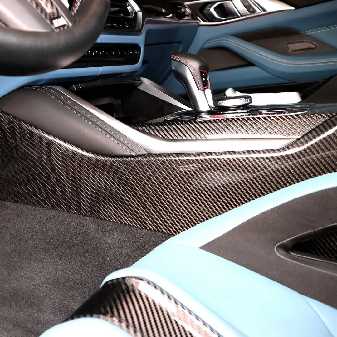 Dry Carbon interior trim center console for BMW M2 G87, M3 G80/G81 and M4 G82/G83